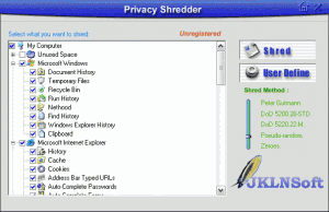 Privacy Shredder 3.2 - náhled