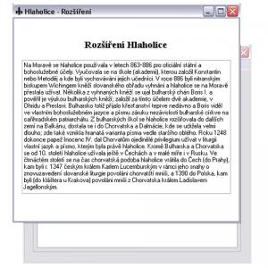 Hlaholice 0.2 - náhled