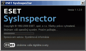 ESET SysInspector 1.4.2.0 - náhled