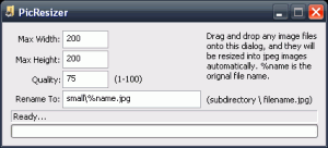 PicResizer 1.0 - náhled