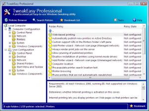 TweakEasy Professional 4.4 - náhled