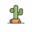 Lovely Cactus Stickers - Slunečnice.cz