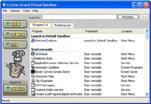 Virtual Sandbox - náhled