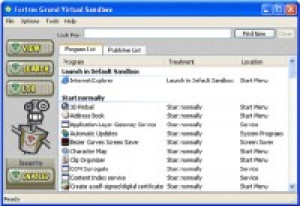 Virtual Sandbox - náhled