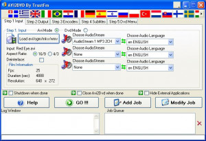 Avi2Dvd - náhled