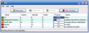 Torrent Episode Downloader - náhled