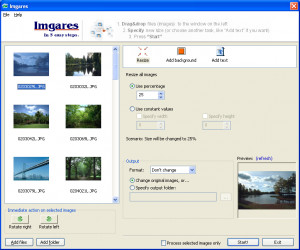 Imgares - náhled