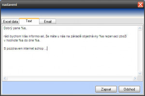 Excel Mail - náhled