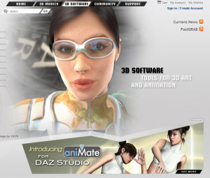 DAZ studio - náhled