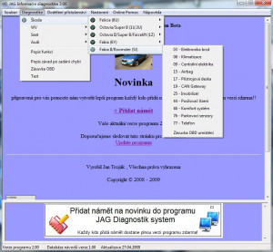 JAG Cardiag Info System - náhled