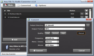 Any File to Audio Converter - náhled