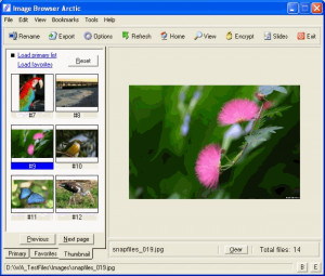 Image Browser Arctic - náhled