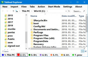 Tabbed Explorer - náhled