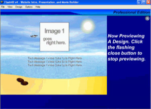 IntroWizard Flash4D - náhled