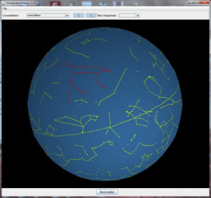 VirtualCelestialGlobe - náhled
