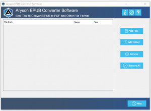 Aryson EPUB Converter - náhled