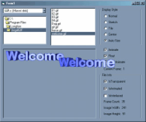 Angel Gif ActiveX Control - náhled