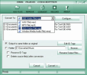 OSS Audio Converter - náhled