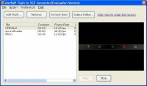 Flash to 3GP Converter - náhled