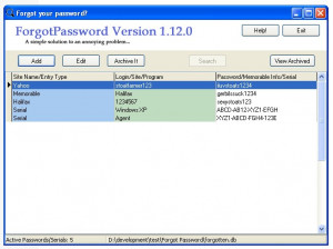 Forgot Password - náhled