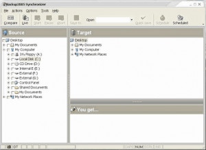 Backup2005 Synchronizer - náhled