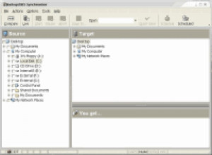 Backup2005 Synchronizer - náhled