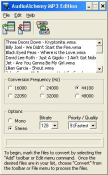 AudioAlchemy MP3 Edition - náhled
