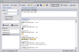 Messenger Detect - náhled