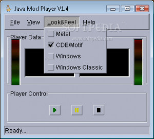 Java Mod Player - náhled