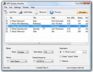 MP3 Quality Modifier - náhled