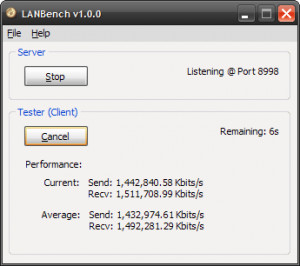 LANBench - náhled