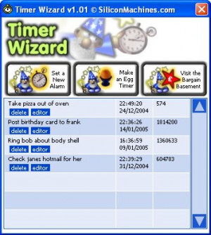 Timer Wizard - náhled