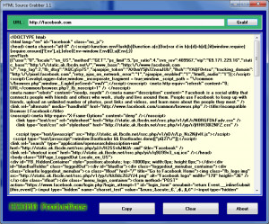 HTML Source Grabber - náhled