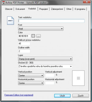 BullZip PDF Printer - náhled