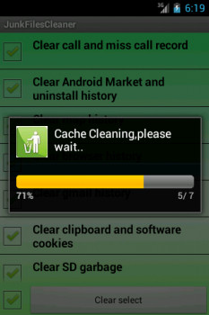 Android Junk Files Cleaner  - náhled