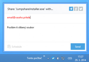 Jumpshare - náhled