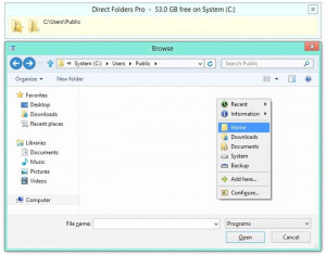 Direct Folders - náhled