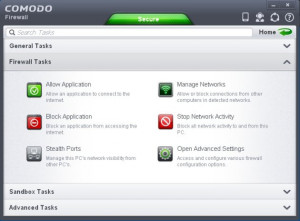 Comodo Firewall - náhled