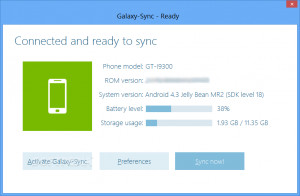 Galaxy-Sync - náhled