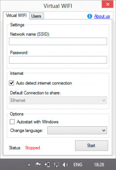 Virtual WIFI - náhled