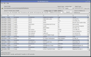 CSV File Search - náhled