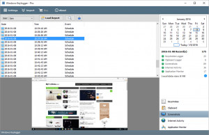 Windows Keylogger - náhled