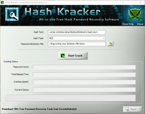 Hash Kracker - náhled