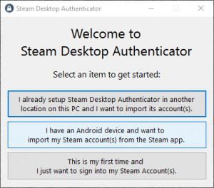 Steam Desktop Authenticator - náhled