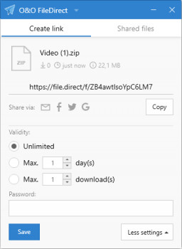 O&O FileDirect - náhled