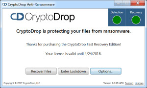 CryptoDrop - náhled
