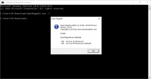 OpenRegedit - náhled