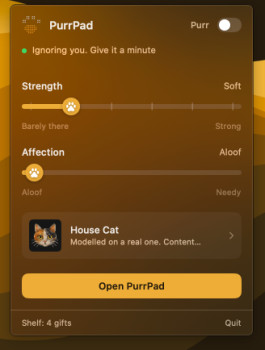 PurrPad - náhled