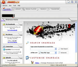 Shareaza - náhled