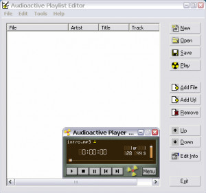 Audioactive Player - náhled